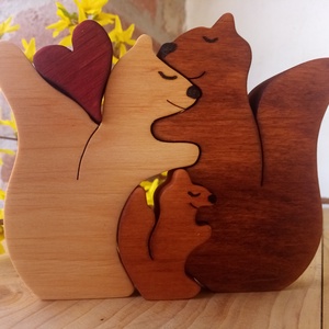 Mókus Család-Rendelhető! - otthon & életmód - dekoráció - dísztárgy - Meska.hu