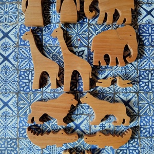 Noé állatokkal, Játék & Sport, Építőjáték, Famegmunkálás, Festett tárgyak, MESKA