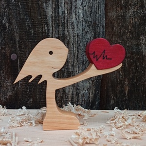 Tiéd a szívem, Otthon & Életmód, Dekoráció, Dísztárgy, Famegmunkálás, Festett tárgyak, MESKA