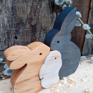 Nyúl család - otthon & életmód - dekoráció - dekoratív figurák és szobrok - Meska.hu