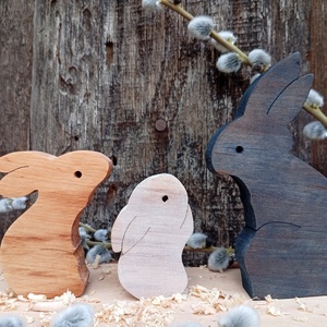 Nyúl család - otthon & életmód - dekoráció - dekoratív figurák és szobrok - Meska.hu