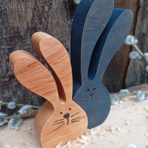 Nyúl pár - otthon & életmód - dekoráció - dekoratív figurák és szobrok - Meska.hu