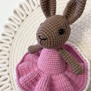 Horgolt nyuszi - játék & sport - plüssállat & játékfigura - nyuszi - Meska.hu