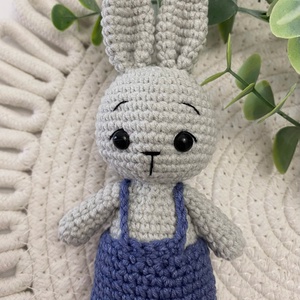 Horgolt nyuszi - játék & sport - plüssállat & játékfigura - nyuszi - Meska.hu