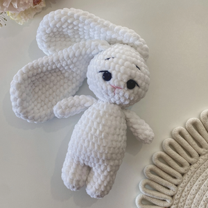 Horgolt nyuszi - játék & sport - plüssállat & játékfigura - nyuszi - Meska.hu