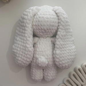 Horgolt nyuszi - játék & sport - plüssállat & játékfigura - nyuszi - Meska.hu