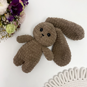 Horgolt nyuszi, barna, Játék & Sport, Plüssállat & Játékfigura, Nyuszi, Horgolás, MESKA