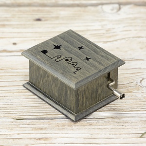 Csendes éj zenedoboz zöld - Meska.hu