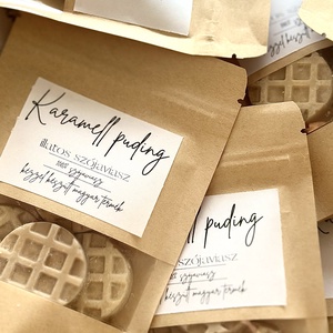 Karamell puding - illatos szójaviasz, Otthon & Életmód, Gyertya, illat, aroma, Illatviasz, Gyertya-, mécseskészítés, MESKA