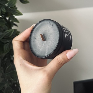 Black wood - szójaviasz gyertya - otthon & életmód - gyertya, illat, aroma - gyertya - Meska.hu