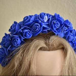 Habrózsa fejdísz  - esküvő - hajdísz - kontydísz & hajdísz - Meska.hu