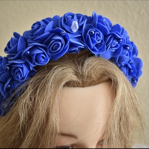 Habrózsa fejdísz  - esküvő - hajdísz - kontydísz & hajdísz - Meska.hu