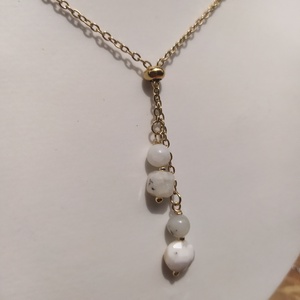 Afrikai fehér opál nyaklánc ZenGem Jewellery Essentia collection, Esküvő, Ékszer, Nyaklánc, Ékszerkészítés, Mindenmás, MESKA