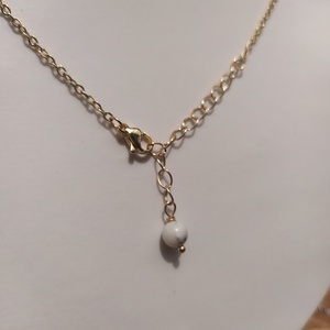 Afrikai fehér opál nyaklánc ZenGem Jewellery Essentia collection - esküvő - ékszer - nyaklánc - Meska.hu