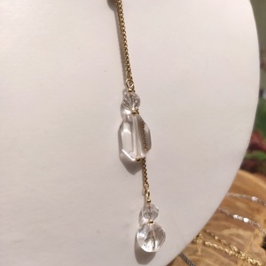 Hegyikristály nyaklánc ZenGem Jewellery Essentia collection - esküvő - ékszer - nyaklánc - Meska.hu