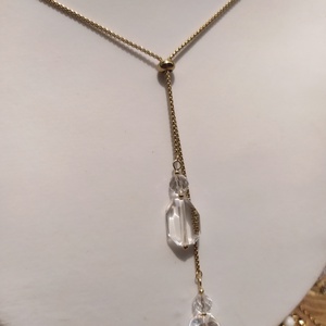 Hegyikristály nyaklánc ZenGem Jewellery Essentia collection - esküvő - ékszer - nyaklánc - Meska.hu