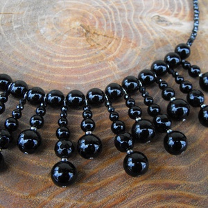 Ónix nyaklánc - ékszer - nyaklánc - medál - Meska.hu