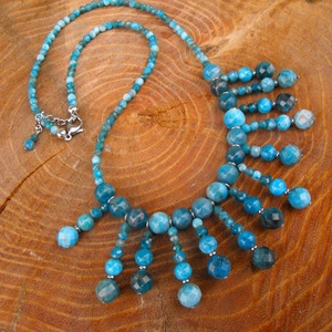 Apatit nyaklánc - ékszer - nyaklánc - medál - Meska.hu