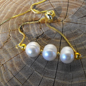 Láncos  karkötő, acél szerelékkel, Ékszer, Karkötő, Ásványkarkötő, Ékszerkészítés, MESKA