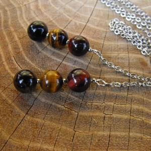 Tigrisszem nyaklánc - esküvő - ékszer - nyaklánc - Meska.hu