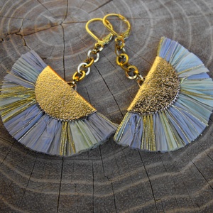 Legyezők tánca  acél fülbevaló - Meska.hu