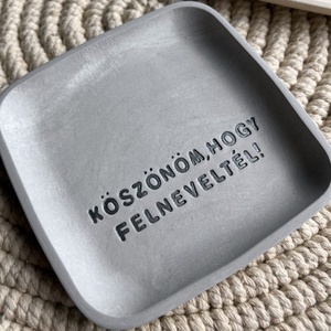 Köszönöm, hogy felneveltél - Közepes ékszertartó tálka - esküvő - emlék & ajándék - szülőköszöntő ajándék - Meska.hu