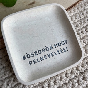 Köszönöm, hogy felneveltél - Közepes ékszertartó tálka - esküvő - emlék & ajándék - szülőköszöntő ajándék - Meska.hu