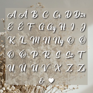 Két kezdőbetűs kis ékszertartó tálka kalligrafikus betűtípussal és dátummal - esküvő - kiegészítők - gyűrűtartó & gyűrűpárna - Meska.hu