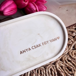 ANYA CSAK EGY VAN - nagy tálka - Meska.hu