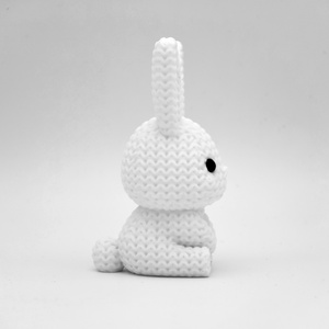 Kötött hatású Mini Nyuszi  Húsvéti  Dekor Több Színben - ünnepi díszek, dekorációk - húsvéti díszek és dekorációk - húsvéti ablakdíszek - Meska.hu