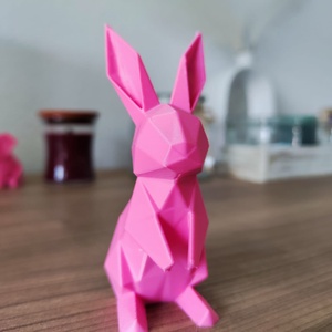 Modern Origami Nyúl Figura � 10 cm magas - ünnepi díszek, dekorációk - húsvéti díszek és dekorációk - húsvéti asztaldíszek - Meska.hu