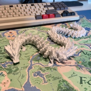 Articulated Shardscale Dragon � 50 cm-es mozgatható kristálysárkány figura � 3D nyomtatott, Otthon & Életmód, Dekoráció, Dísztárgy, Mindenmás, MESKA