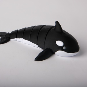 Mozgatható gyilkos bálna figura � 3D nyomtatott - otthon & életmód - dekoráció - dísztárgy - Meska.hu