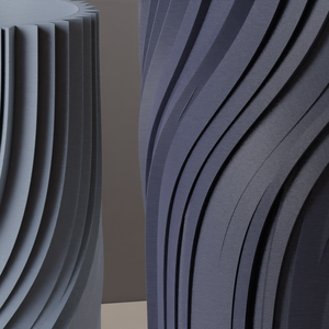 Modern Twisted Vase � Elegáns csavart váza 16 cm magas � Modern lakberendezés - otthon & életmód - virágdekoráció - virágtartó - váza - Meska.hu