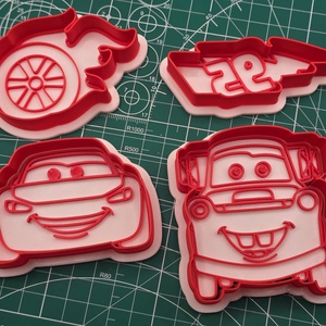 Készlet � Cars McQueen Cookie Cutter � 3D nyomtatott - Meska.hu