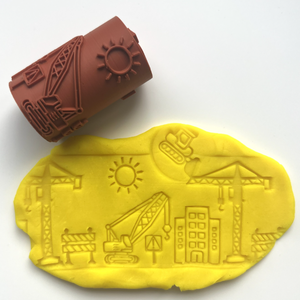 Építkezési / Járműves Dombornyomó Henger � Construction Themed Texture Roller � Gyurma és Sütemény Mintázó � 3D nyomtato - Meska.hu