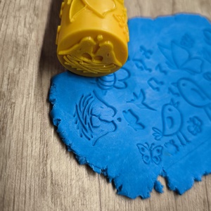 Tavaszi Virágos Dombornyomó Henger � Gyurma és Sütemény Mintázó � 3D nyomtatott - otthon & életmód - konyhafelszerelés, tálalás - sütés, főzés - sütikiszúró - Meska.hu