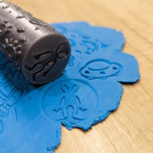 Űrtémájú Dombornyomó Henger � Gyurma és Sütemény Mintázó � 3D nyomtatott - otthon & életmód - konyhafelszerelés, tálalás - sütés, főzés - sütikiszúró - Meska.hu