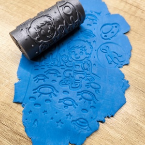 Űrtémájú Dombornyomó Henger � Gyurma és Sütemény Mintázó � 3D nyomtatott, Otthon & Életmód, Konyhafelszerelés, tálalás, Sütés, főzés, Sütikiszúró, Mindenmás, MESKA