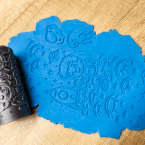 Űrtémájú Dombornyomó Henger � Gyurma és Sütemény Mintázó � 3D nyomtatott - otthon & életmód - konyhafelszerelés, tálalás - sütés, főzés - sütikiszúró - Meska.hu