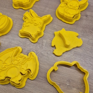  Pokémon süti kiszúró Szett � Pikachu, Eevee, Charizard! - Meska.hu
