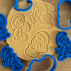  Hupikék Törpikék Sütiforma Szett � 3D Nyomtatott Cookie Cutterek - otthon & életmód - konyhafelszerelés, tálalás - sütés, főzés - sütikiszúró - Meska.hu