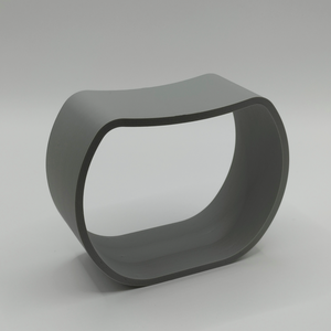 Elegáns Nyaklánctartó,  Ékszertartó � Ívelt Dizájn, 3D Nyomtatott Ékszertartó Láncoknak,  Minimalista Ékszertároló - ékszer - ékszertartó - ékszertartó állvány - Meska.hu