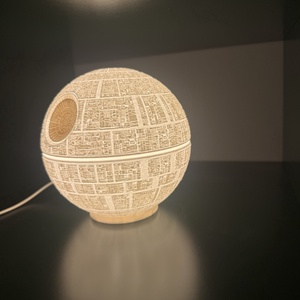  Death Star Lámpa � Csillagok Háborúja LED Asztali Lámpa USB - otthon & életmód - lámpa - hangulatlámpa - Meska.hu