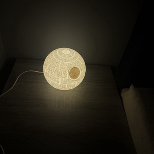  Death Star Lámpa � Csillagok Háborúja LED Asztali Lámpa USB - otthon & életmód - lámpa - hangulatlámpa - Meska.hu