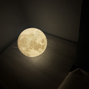 Hold Lámpa � Realisztikus Hold Hangulatvilágítás / Asztali Lámpa (15 cm) USB - otthon & életmód - lámpa - hangulatlámpa - Meska.hu