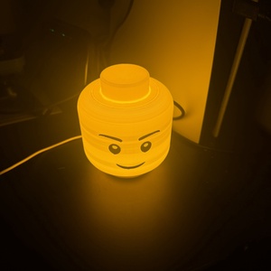 Brick Head Lámpa � Sárga LEGO Fejes Éjjeli Lámpa Gyerekszobába  - otthon & életmód - lámpa - hangulatlámpa - Meska.hu