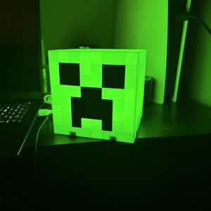 Minecraft Creeper Lámpa � 12 centiméteres , világító Creeper!  - otthon & életmód - lámpa - hangulatlámpa - Meska.hu