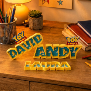 Toy Story stílusú egyedi névtabla � felhős gyerekszobai dekoráció, Baba - mama, Babaszoba dekoráció, Baba névtábla, Mindenmás, MESKA
