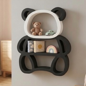 Aranyos panda polc � gyerekszobai játék- és dekor tároló, Baba - mama, Babaszobabútor, Polc, fogas, Mindenmás, MESKA